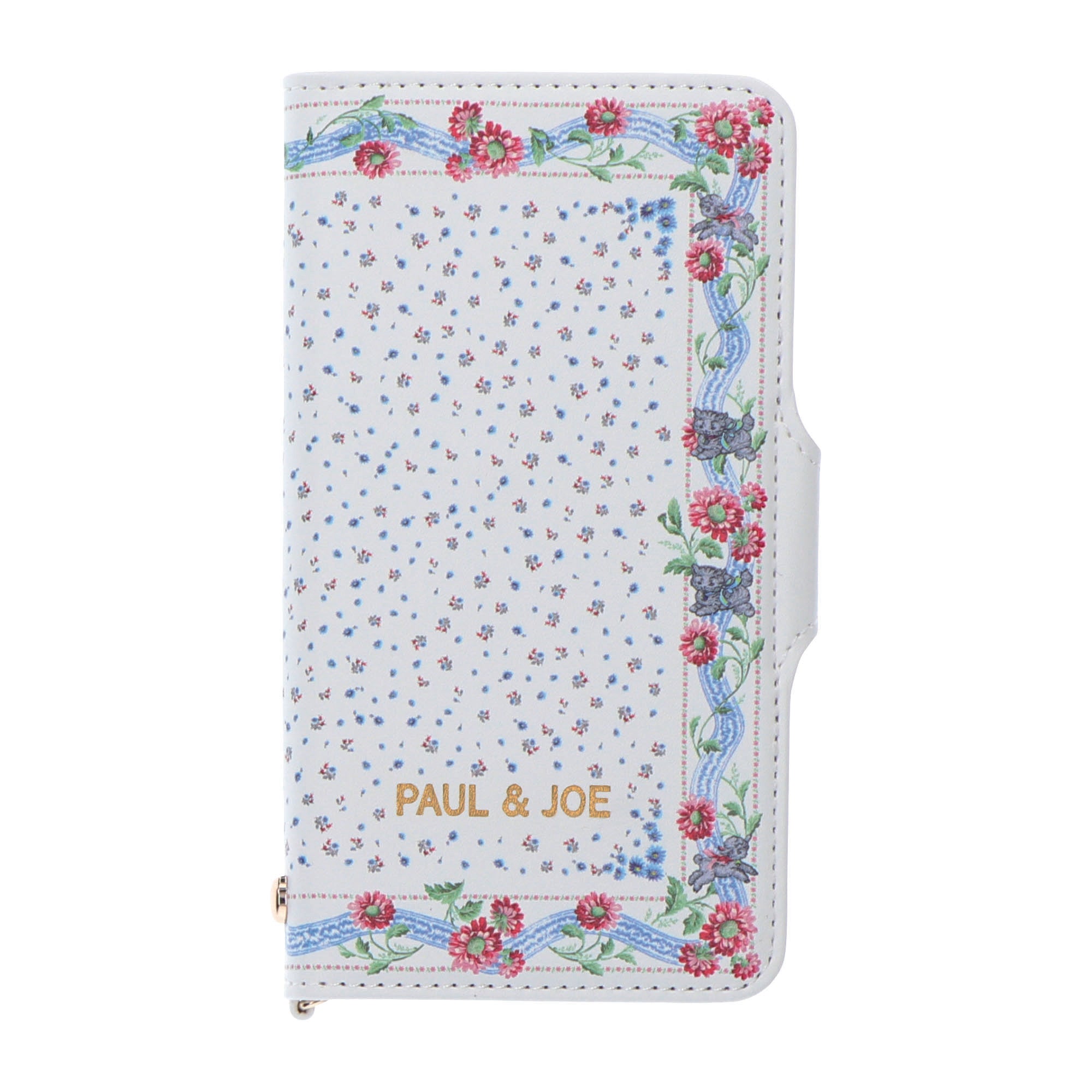 iPhoneXs・X用手帳型ケース スカーフ・モチーフ