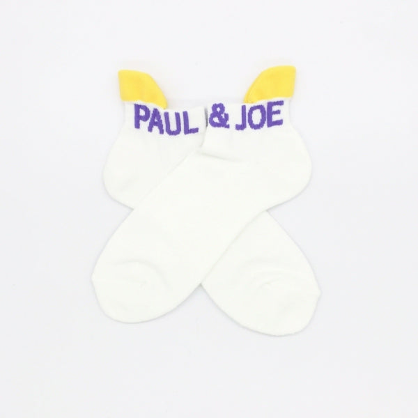 【メンズ】べロ付き無地PAUL & JOEロゴ柄(ホワイト)