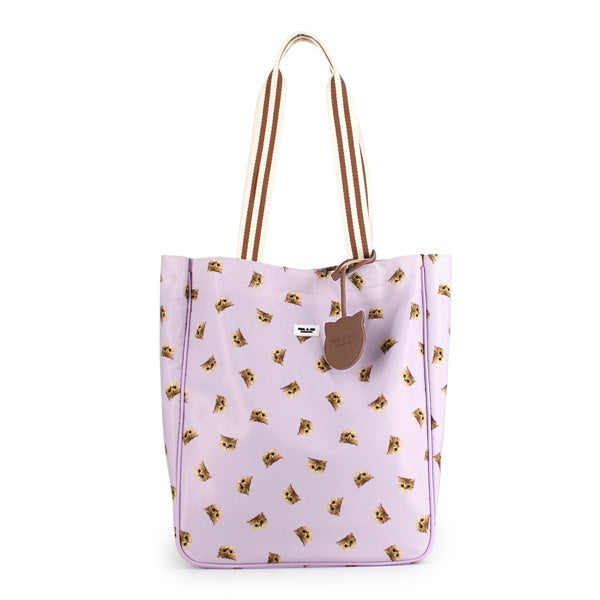 スモールヌネット総柄 縦型トートバッグ パープル – ポール & ジョー