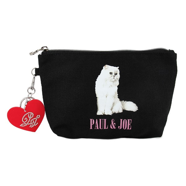 キャンバス・フォトプリント ポーチ ブラック