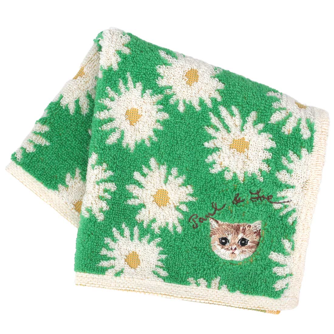 タオルハンカチーフ（グリーン）