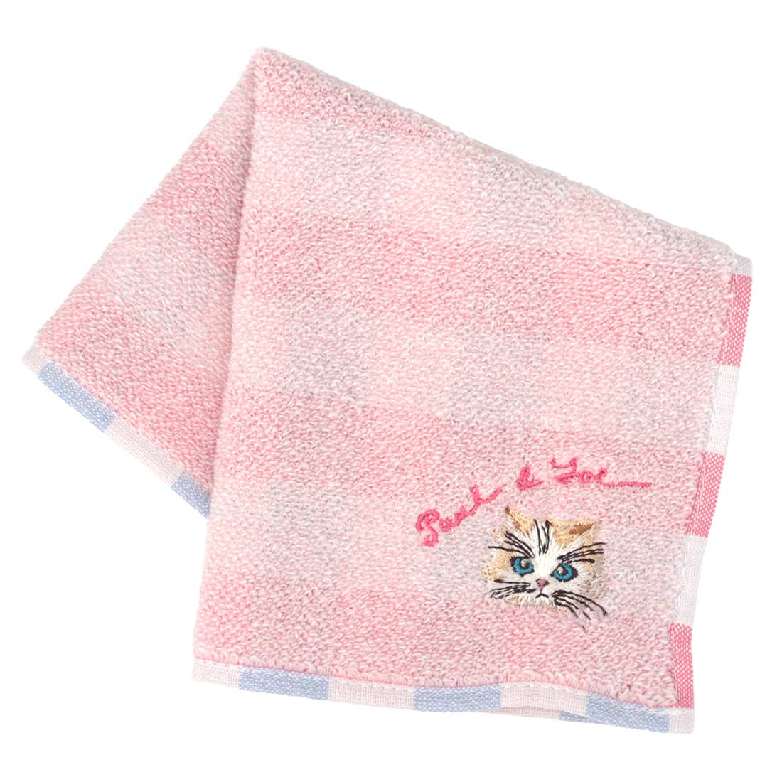 タオルハンカチーフ（ピンク）