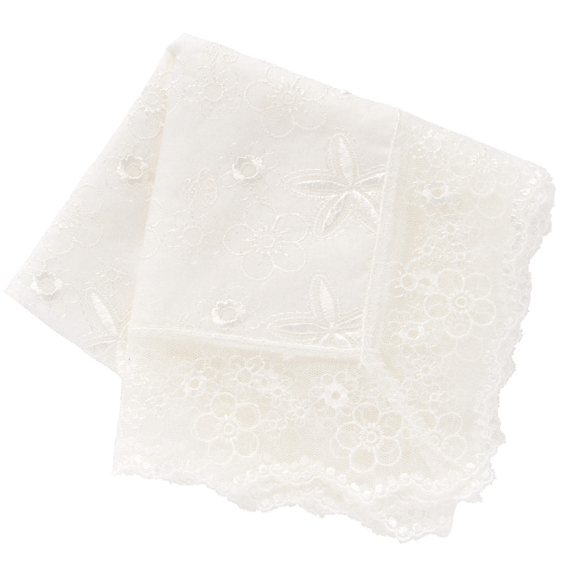 レースハンカチ（ホワイト）