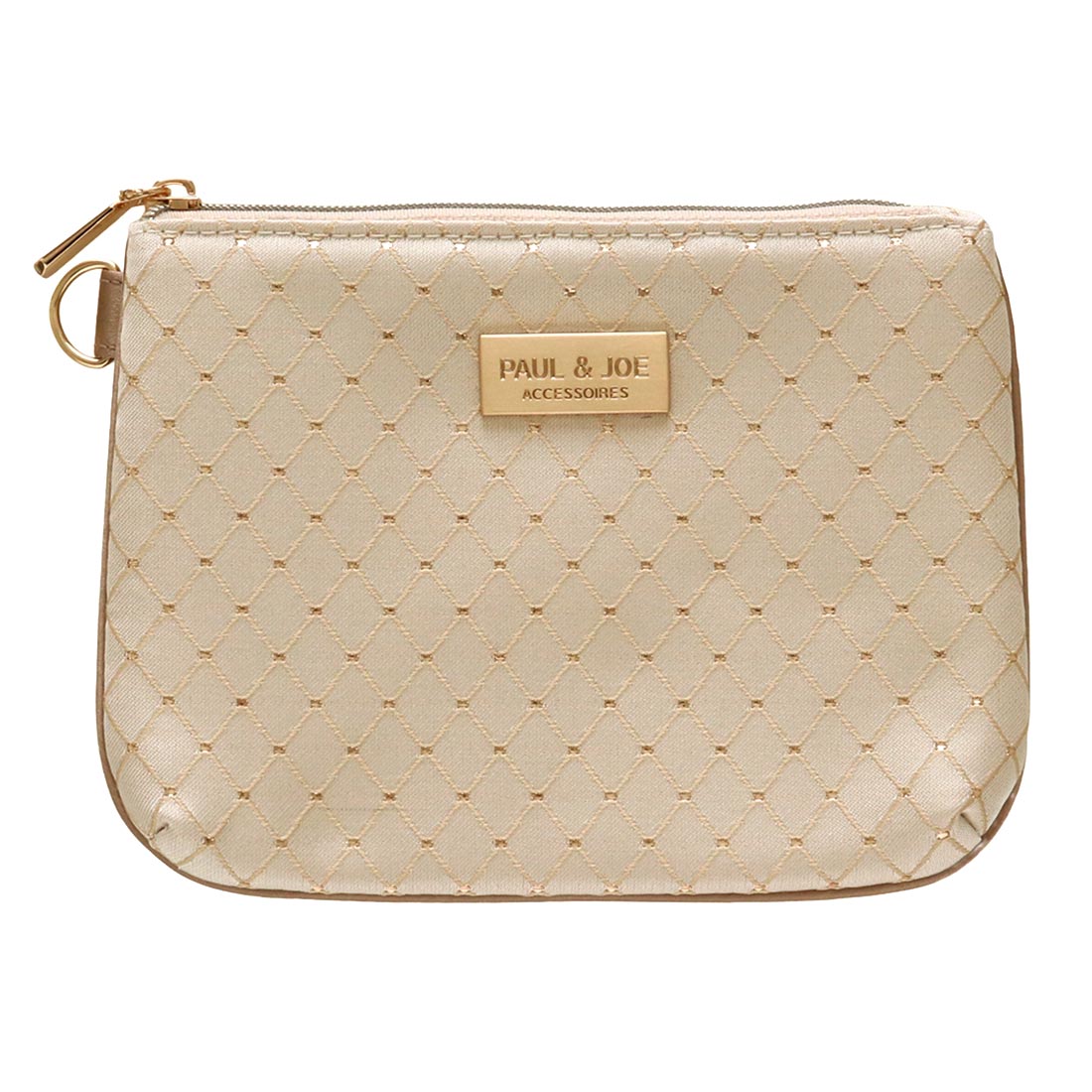 平ポーチ（ベージュ）