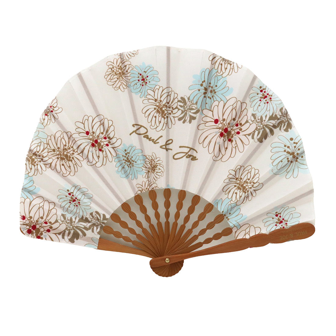 収納ケース付き扇子（クリザンテーム）