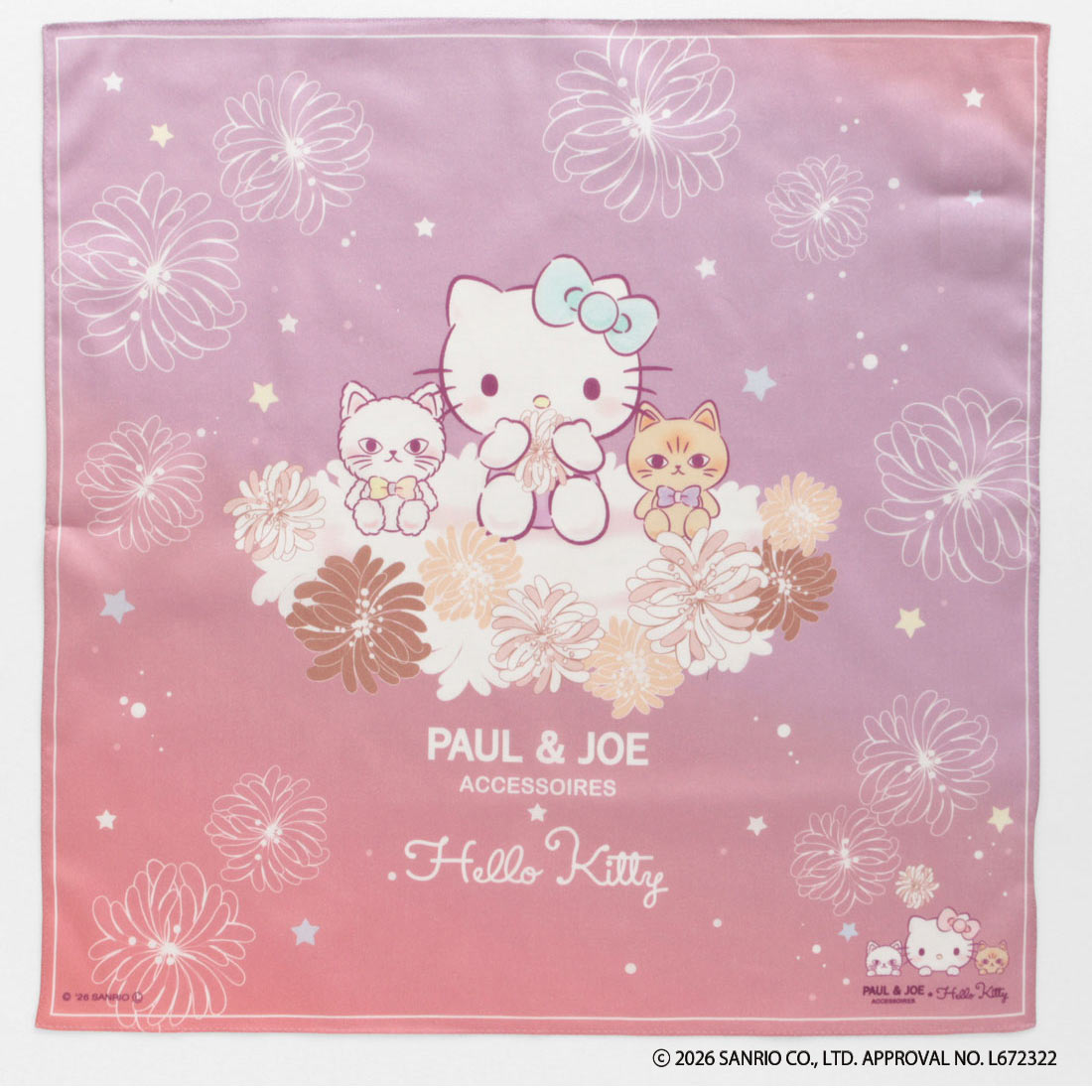 HELLO KITTY】プリントハンカチ｜ポール ＆ ジョー公式オンラインストア