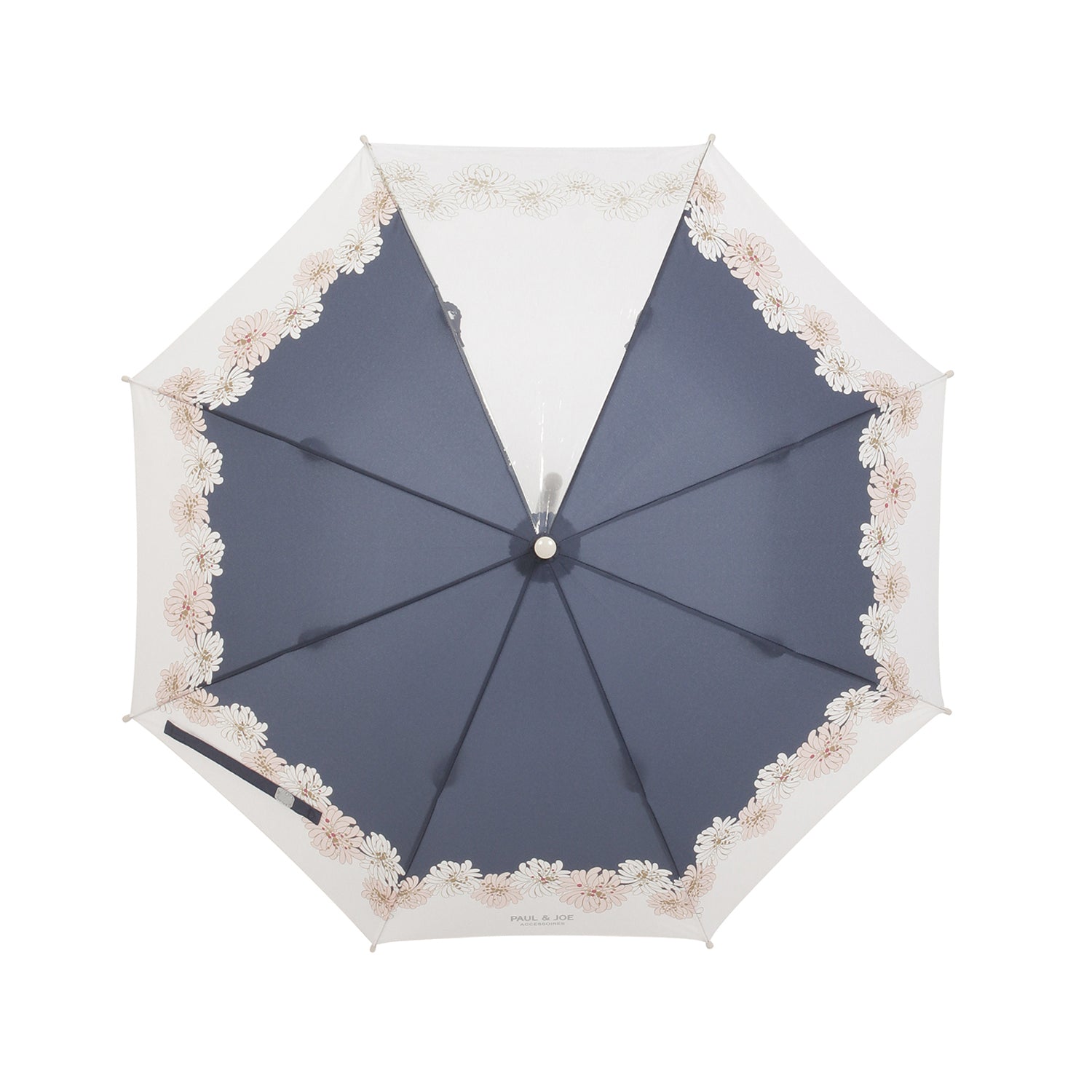 ＜50cm＞ 子供長傘　クリザンテーム　ネイビーブルー