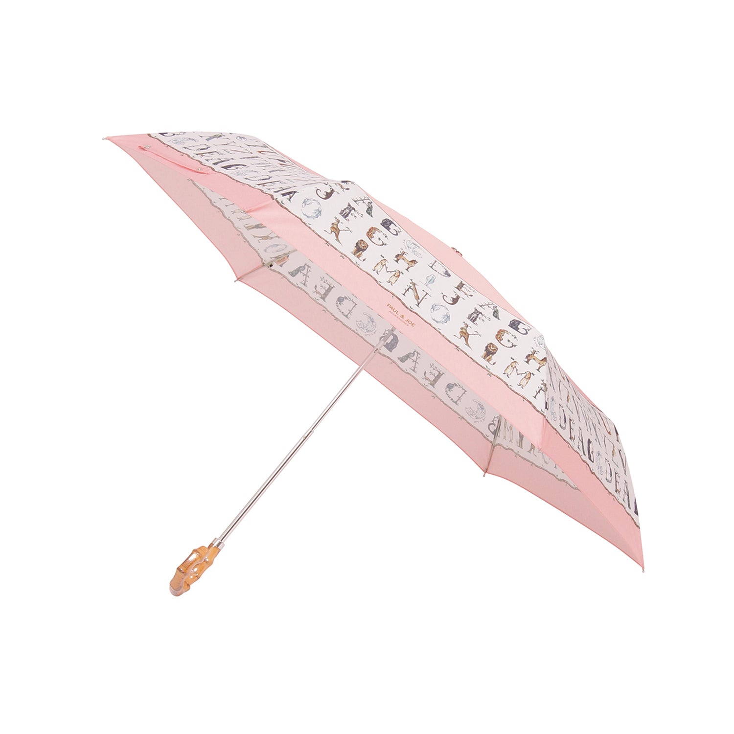 折りたたみ傘　ABC　Garden　ピーチ