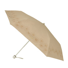 日傘（晴雨兼用）　折りたたみ傘クリザンテーム　コスメカラー　ベージュ