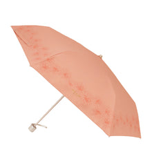 日傘（晴雨兼用）　折りたたみ傘クリザンテーム　コスメカラー　ピーチ