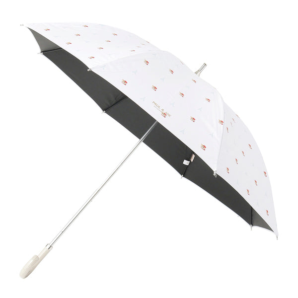 日傘（晴雨兼用）　長傘ヌネットinパリス　ホワイト