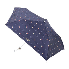 日傘（晴雨兼用）折りたたみ傘ヌネットinパリス　ネイビーブルー