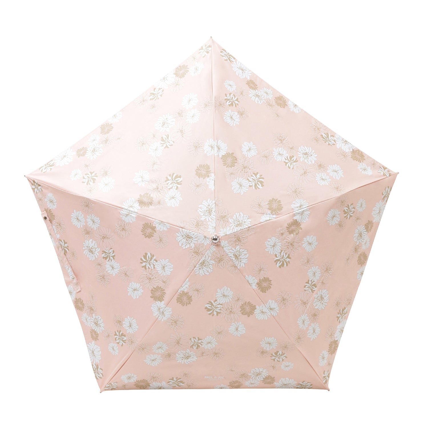 日傘（晴雨兼用）　折りたたみ傘　クリザンテーム　ピーチ