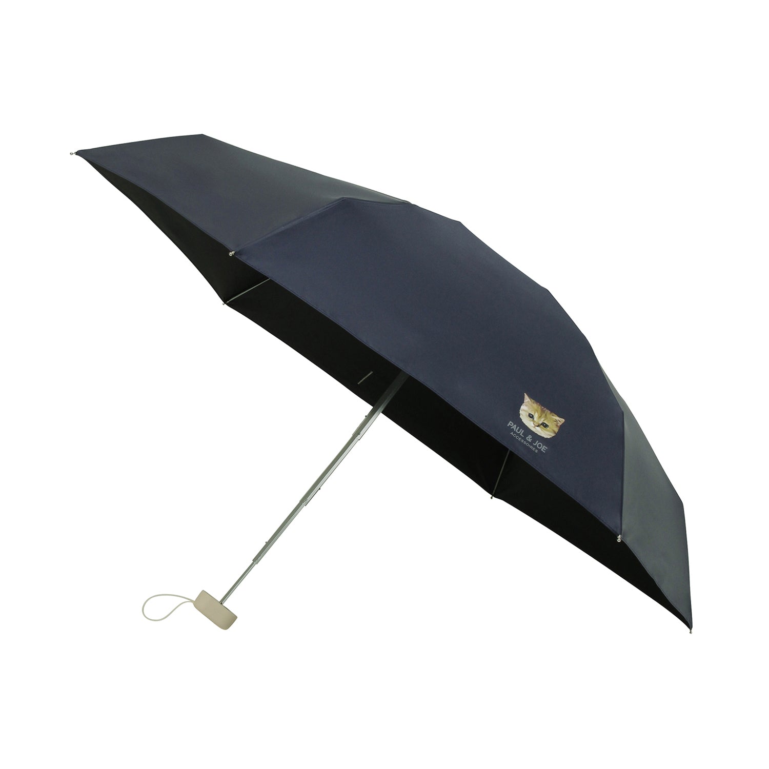 日傘（晴雨兼用）　折りたたみ傘　ヌネット　ネイビーブルー