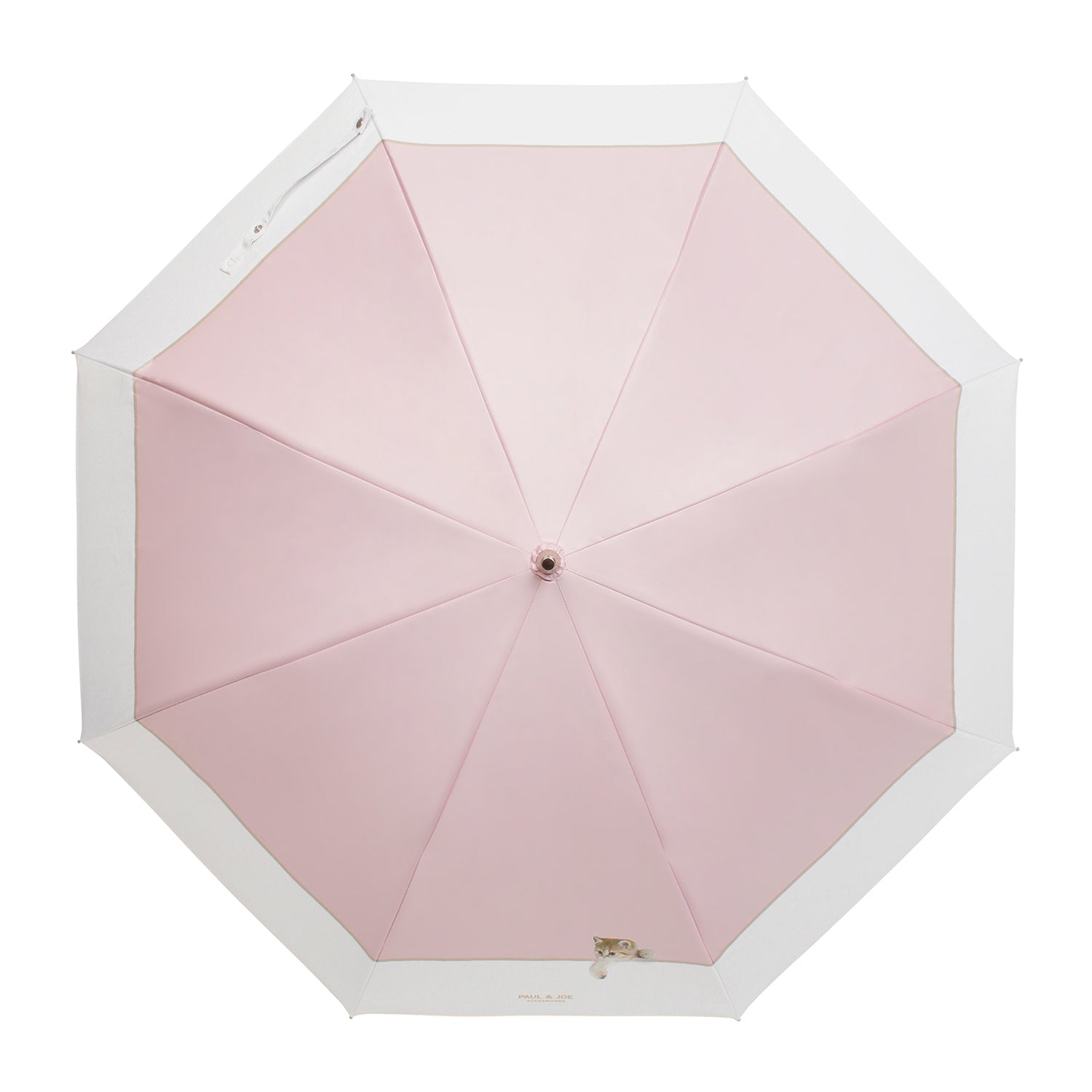 日傘（晴雨兼用）　長傘　スィンギングヌネット　ペールピンク