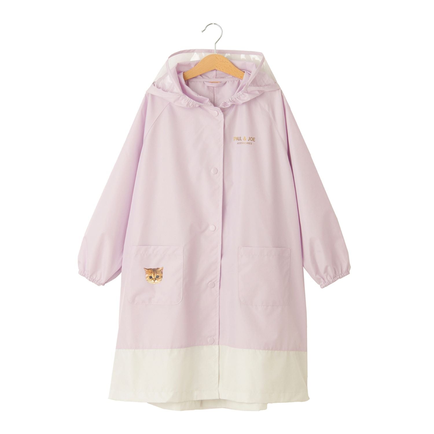 子供用レインコート　ヌネット×ネコみみ
