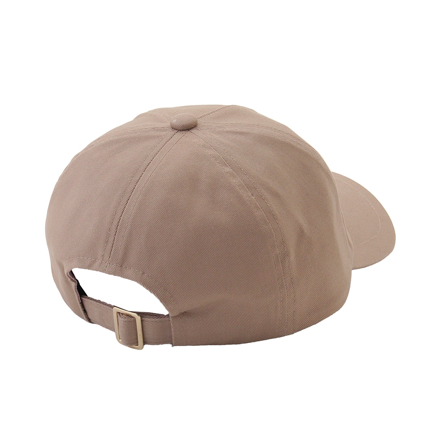 ヌネット刺繍キャップ　キャメル