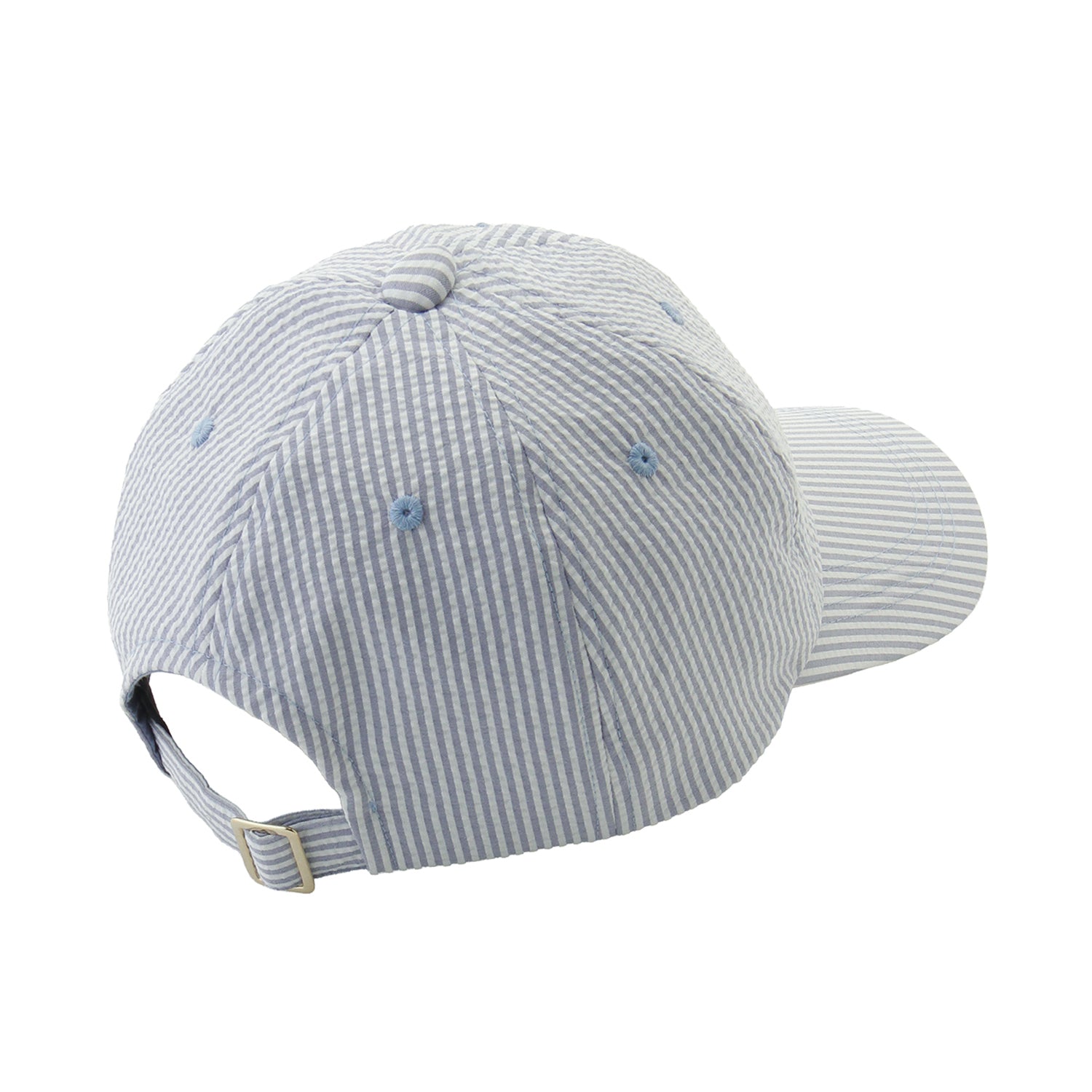 キャップ　ロゴ刺繍　ペールスカイ