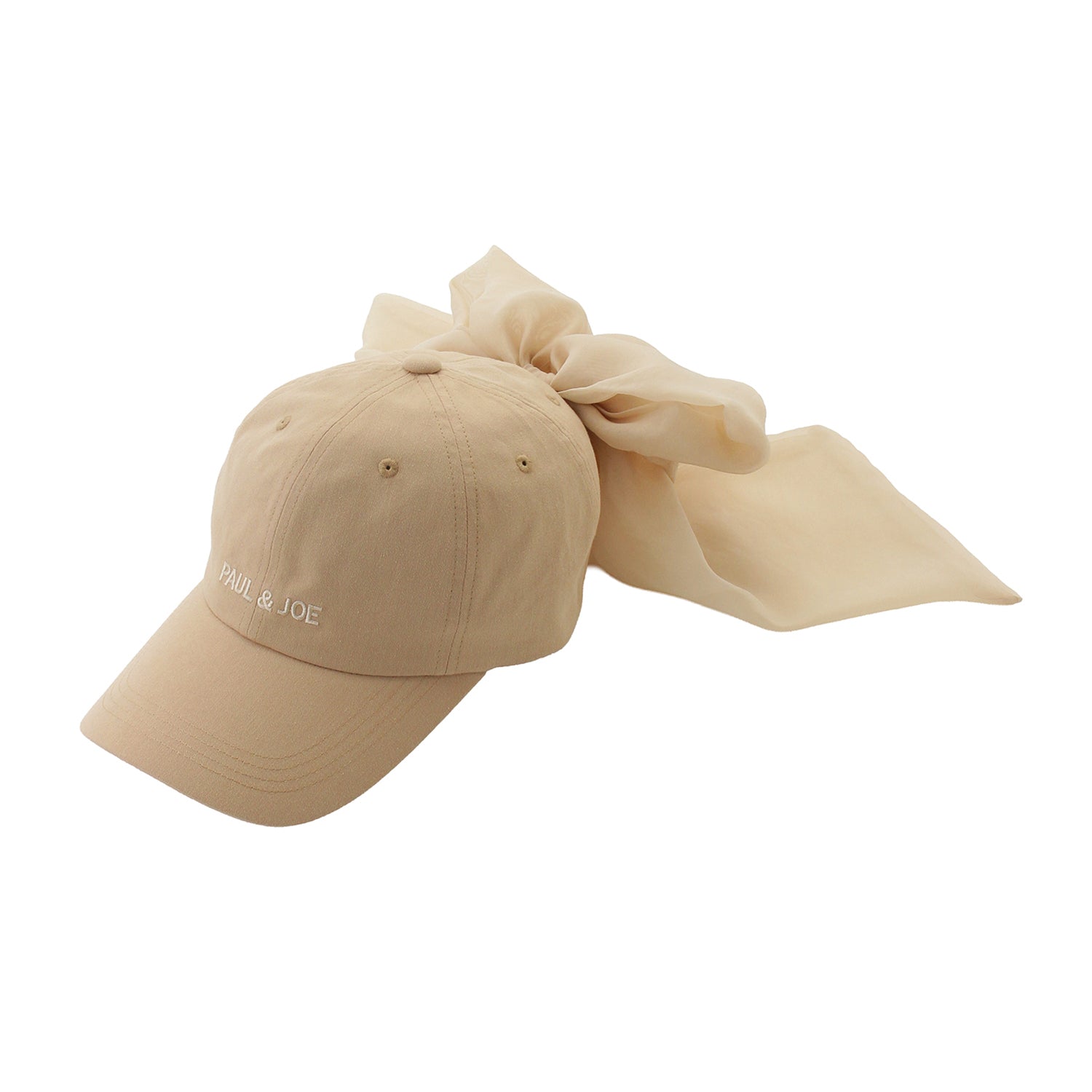 ビッグリボンキャップ　ベージュ