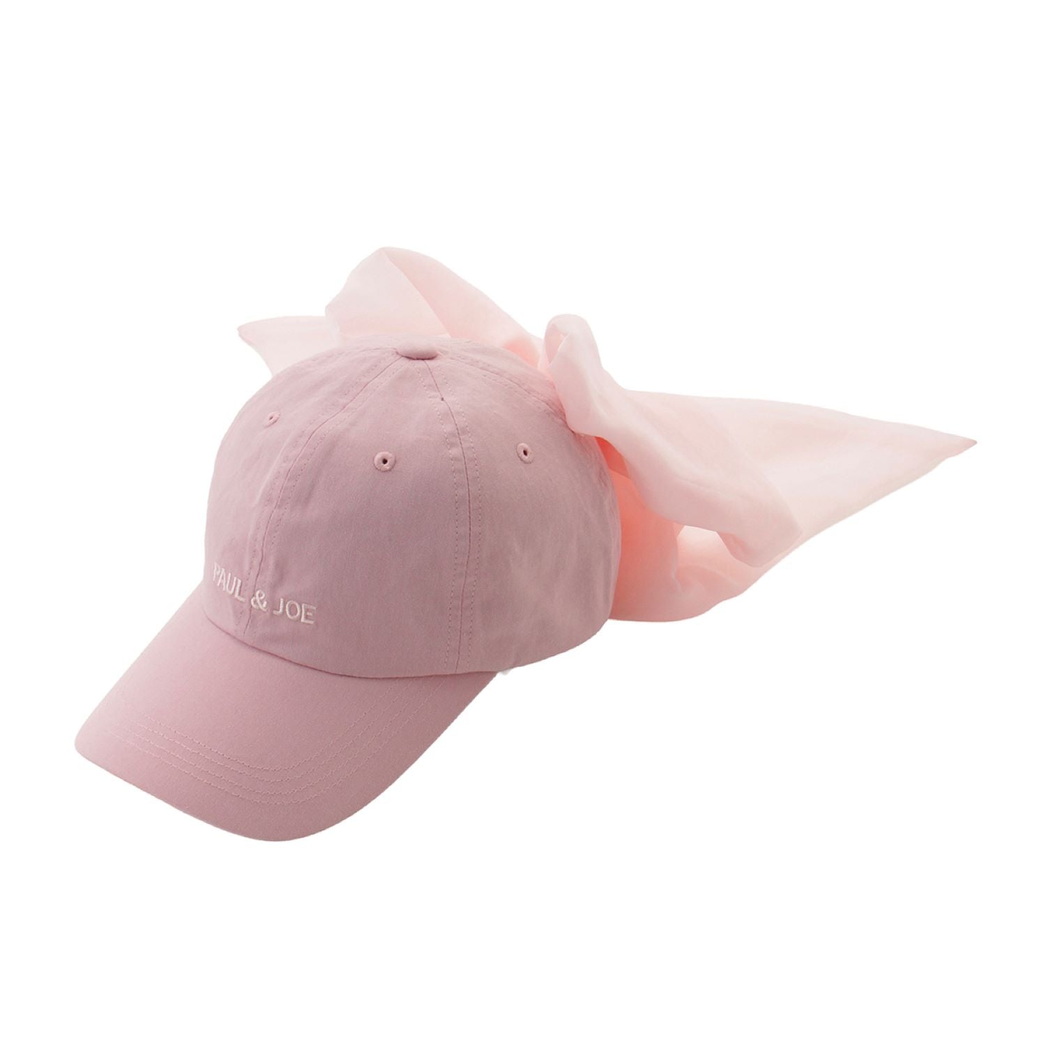 ビッグリボンキャップ　ペールピンク