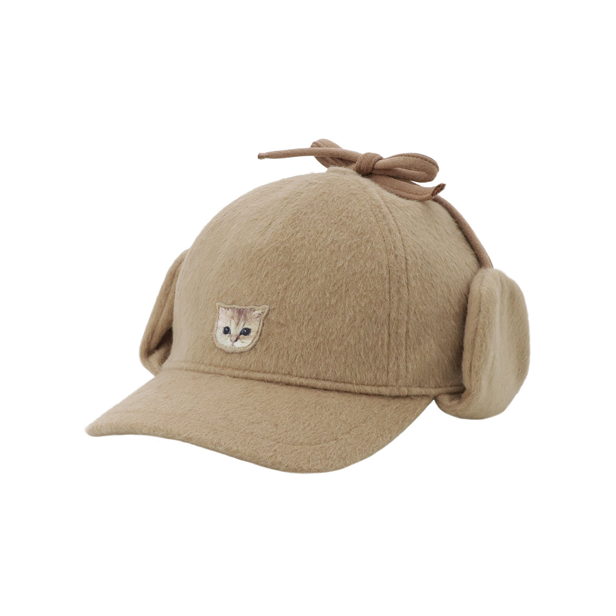 イヤーフラップキャップ　ベージュ