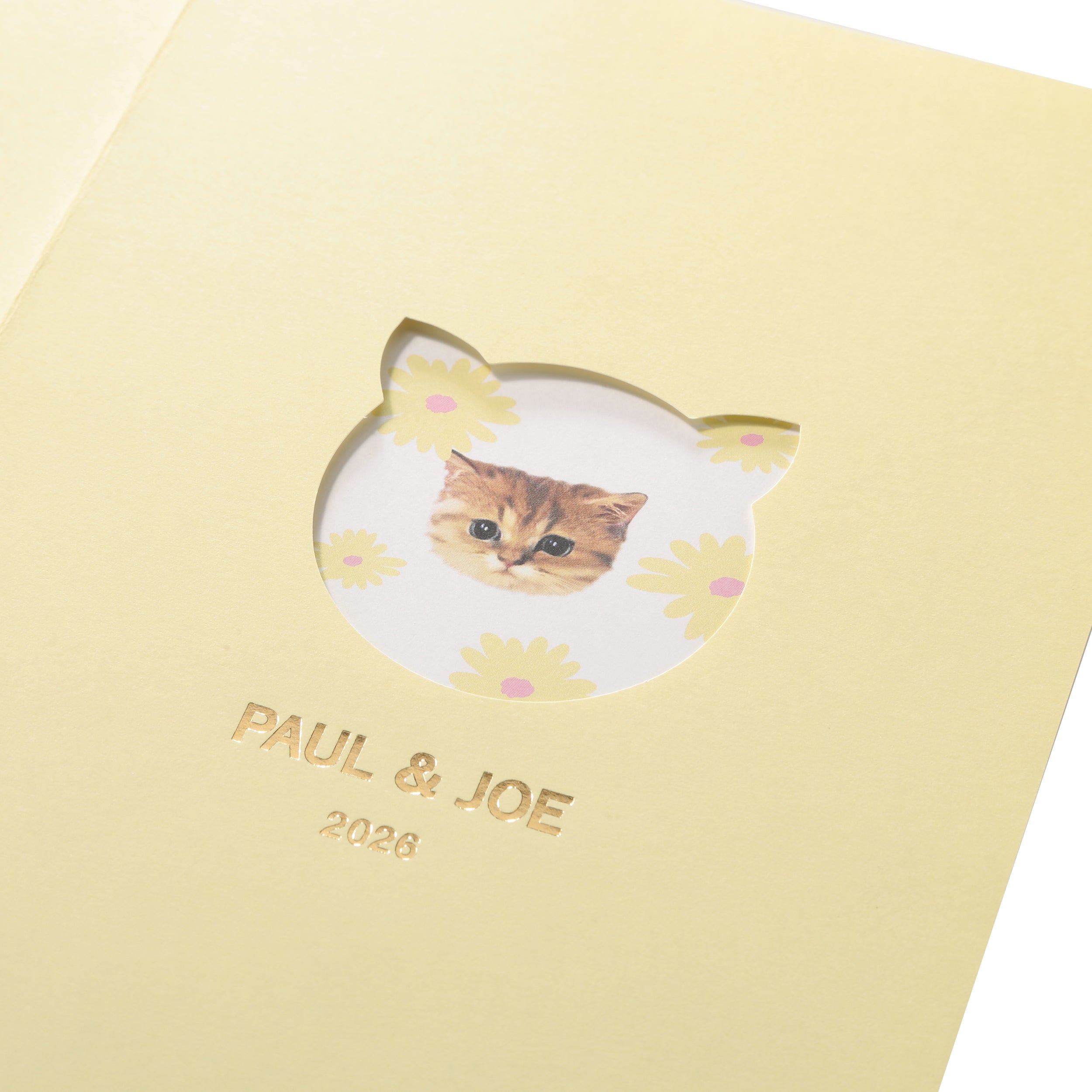 スケジュール帳 2026年3月始まり B6＜ヌネット・デイジードット・イエロー＞ オールカラーマンスリー