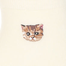 ヌネットワンポイント刺繍 ソックス