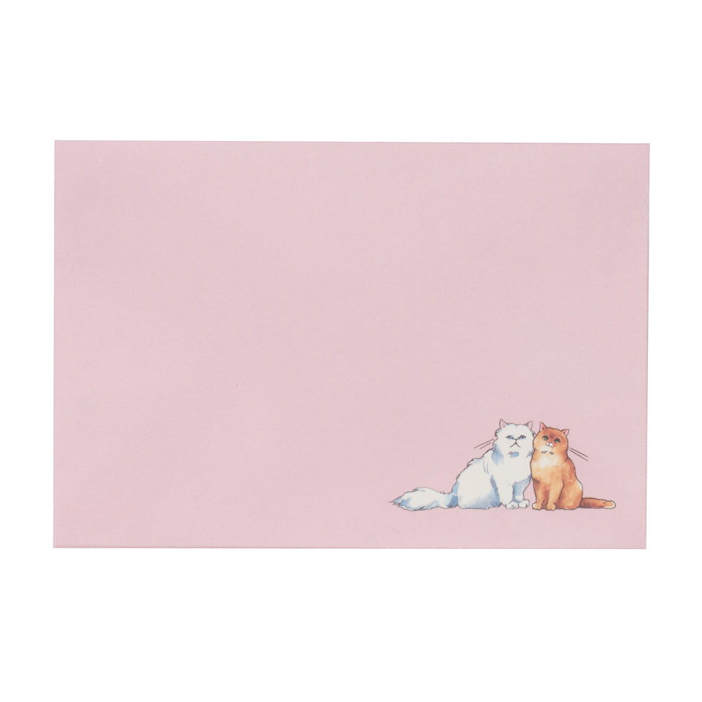 メッセージカードセット＜ﾌﾟﾚｲﾝｸﾞ･ｷｬｯﾂ＞