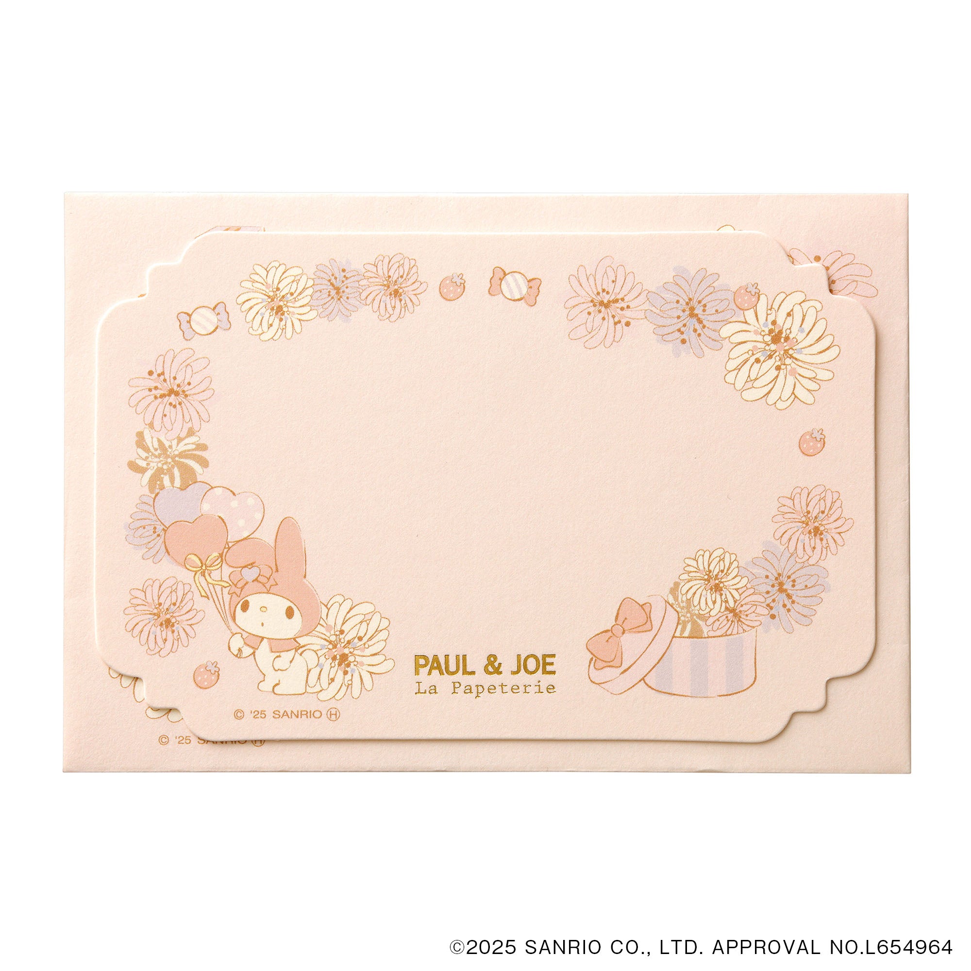 メッセージカードセット（ピンク）＜ポール ＆ ジョー×マイメロディ＞