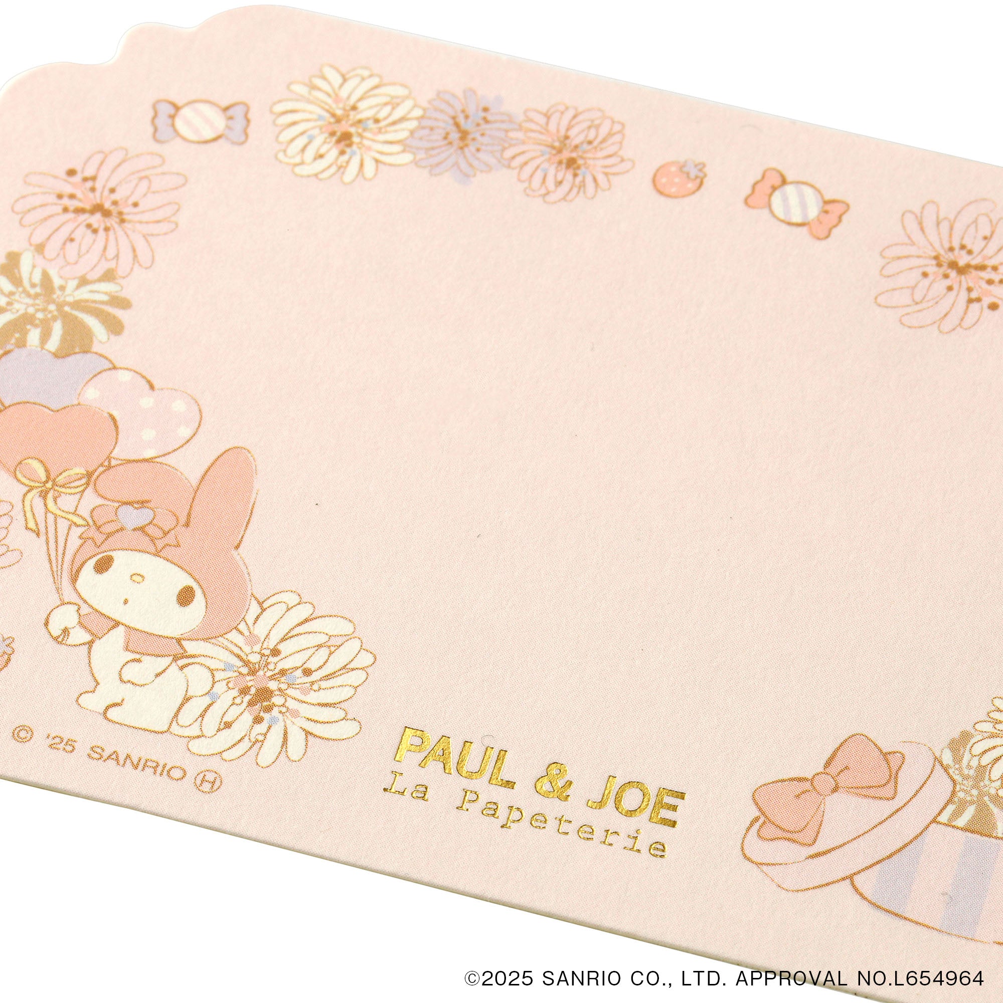メッセージカードセット（ピンク）＜ポール ＆ ジョー×マイメロディ＞