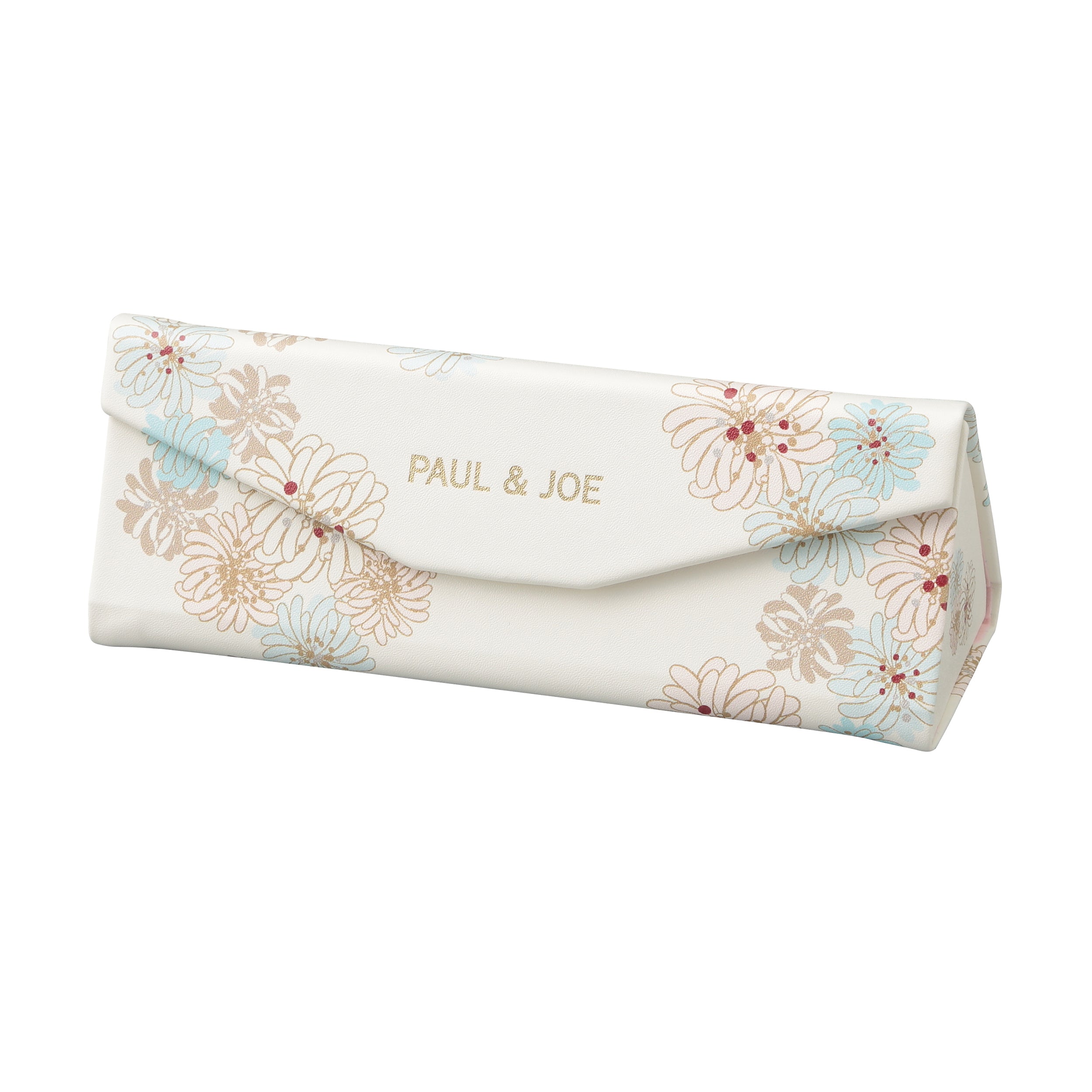 スリムメガネケース ＜クリザンテーム・ホワイト＞