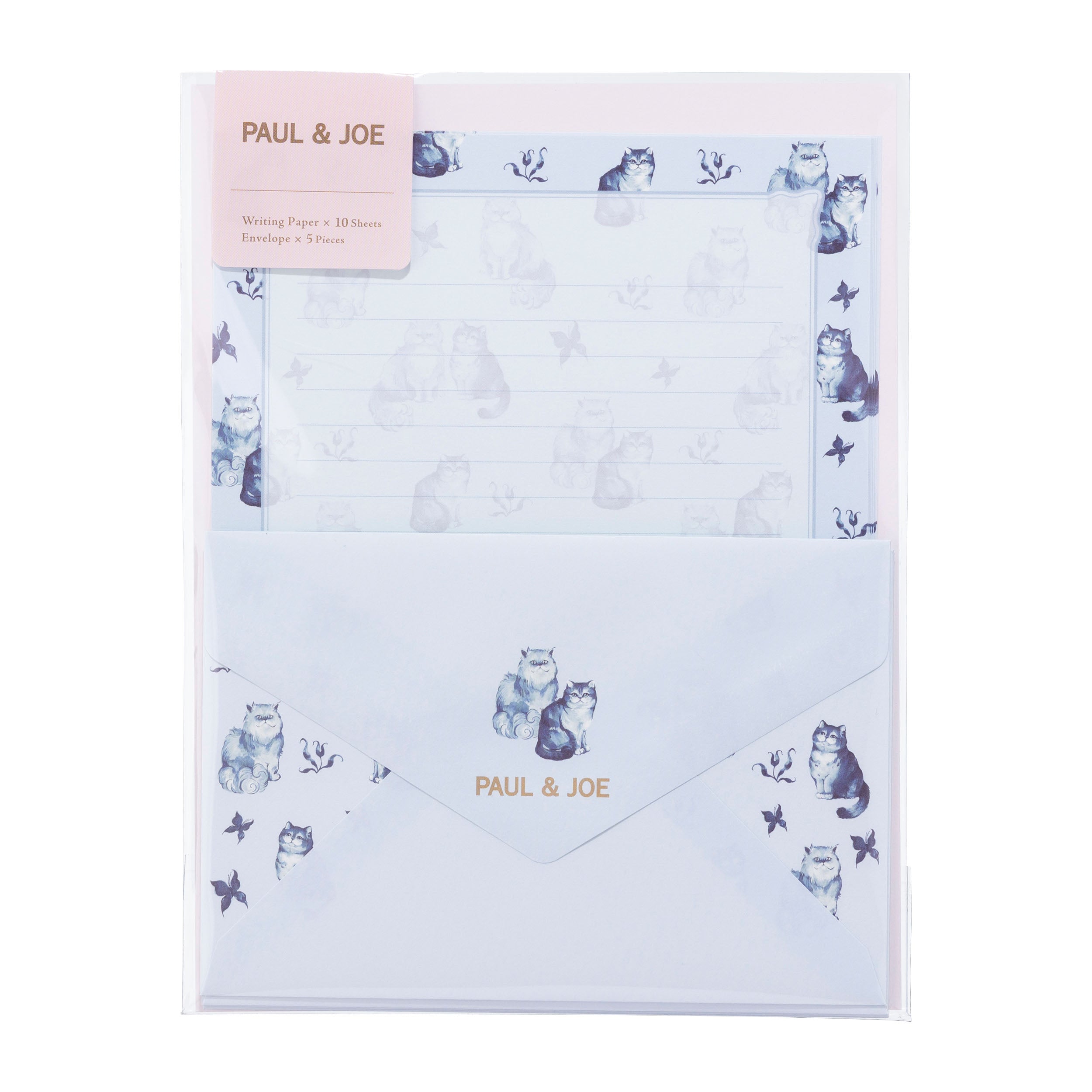 レターセット ＜アクワレル・キャッツ＞