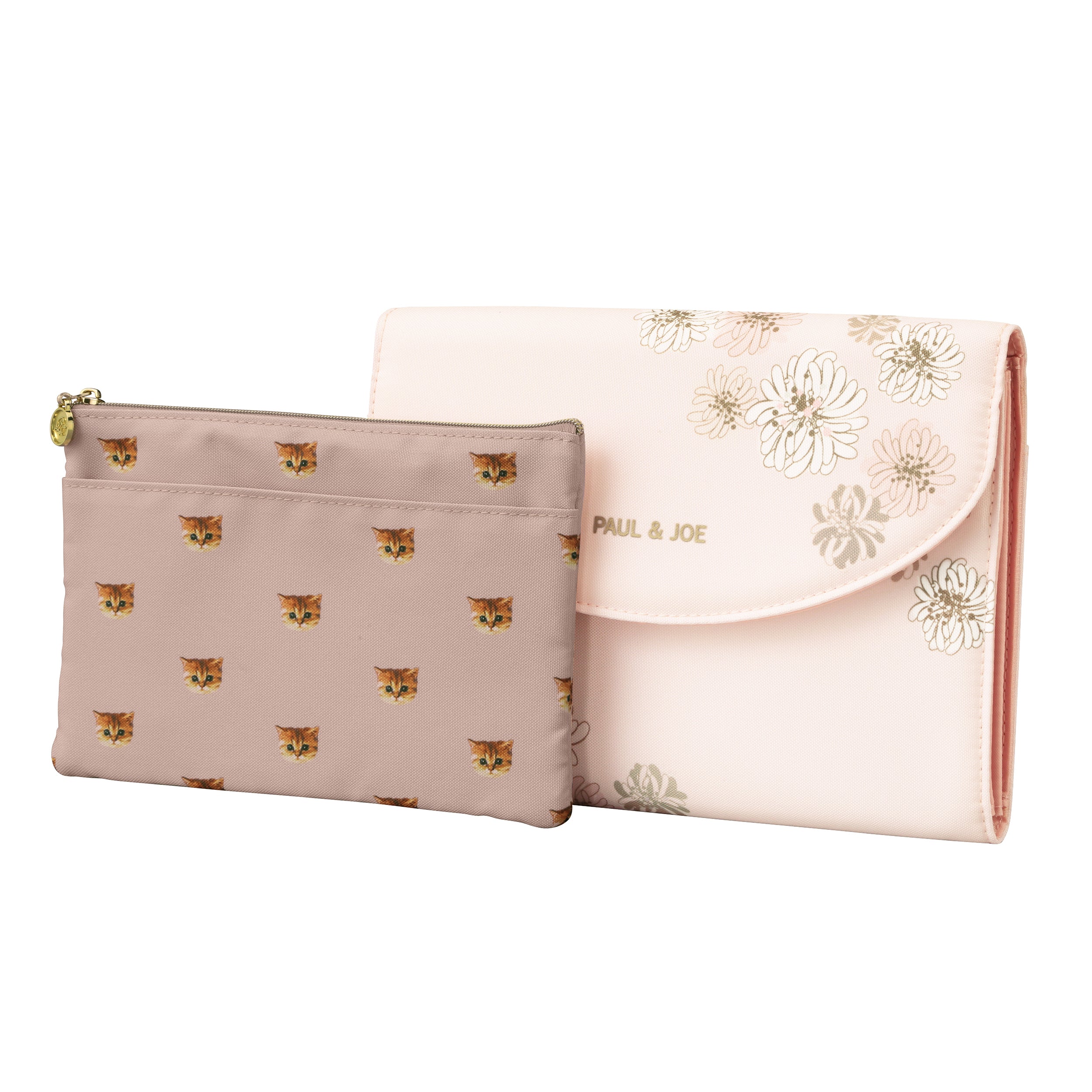 母子手帳・お薬手帳ケース・じゃばらタイプ ＜クリザンテーム・ピンク＞