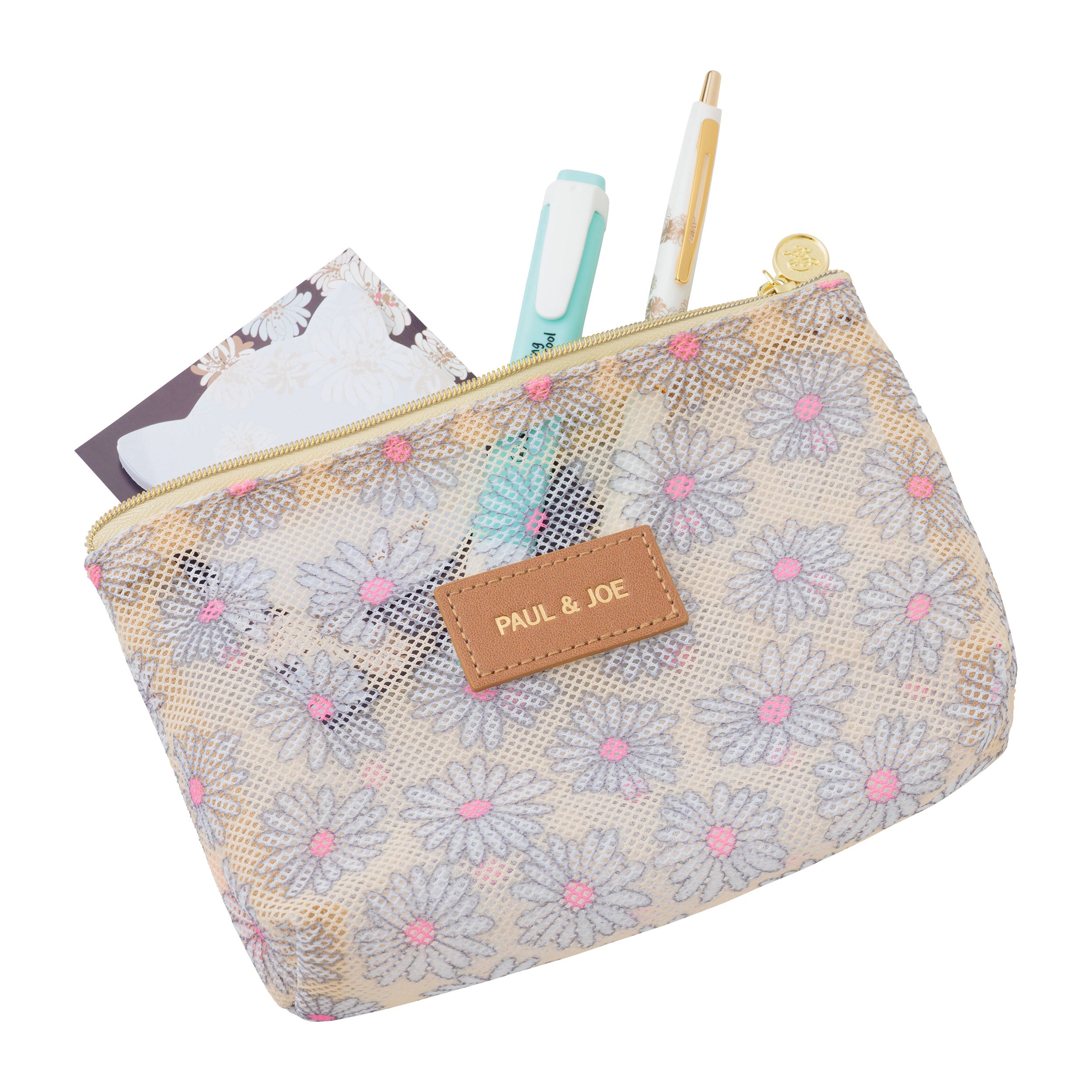 プリントメッシュポーチ＜ラブリー・デイジー＞