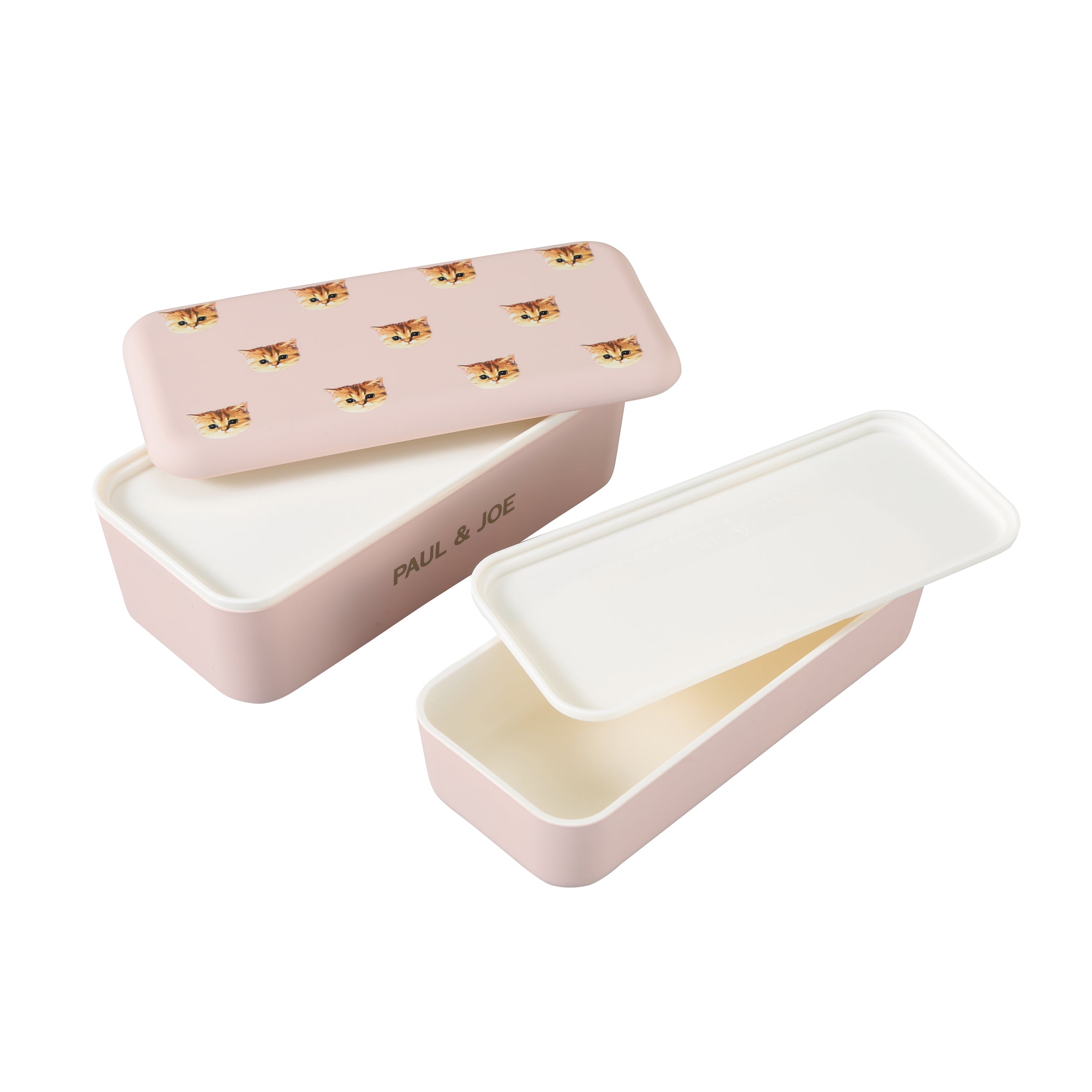 ランチボックス・長方形・2段 ＜ヌネット・ピンクベージュ＞