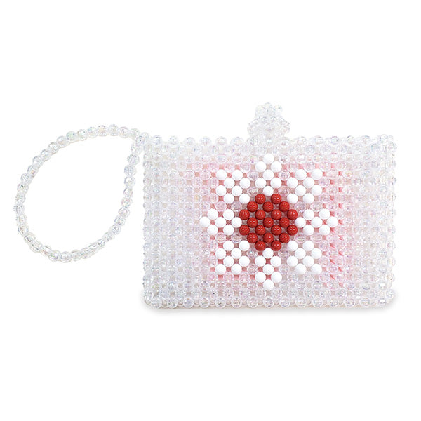 ビーズポーチセット （レッド）