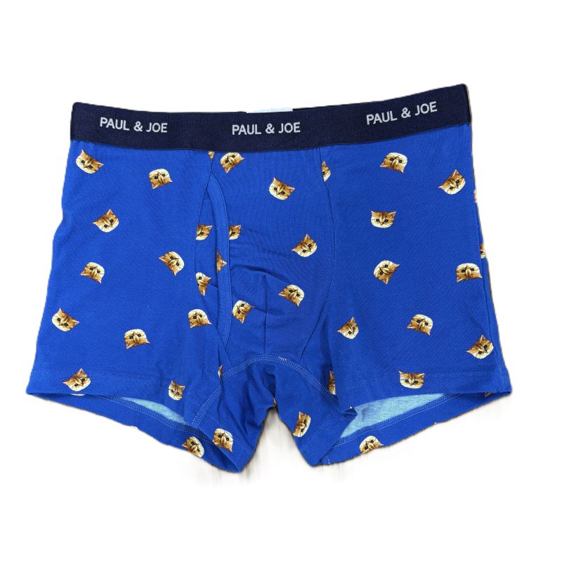 ヌネット総柄　ボクサーパンツ(ブルー)