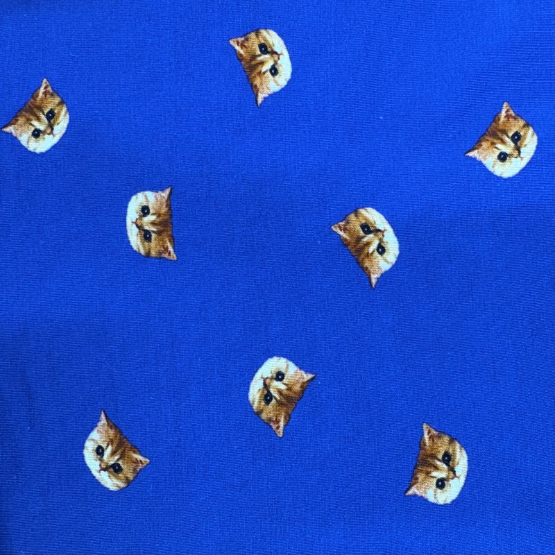 ヌネット総柄　ボクサーパンツ(ブルー)