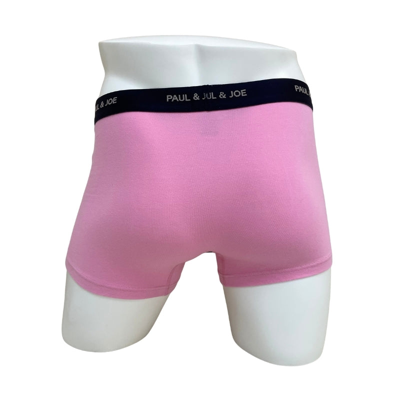 ヌネット刺繍柄　前開きボクサーパンツ（ピンク）