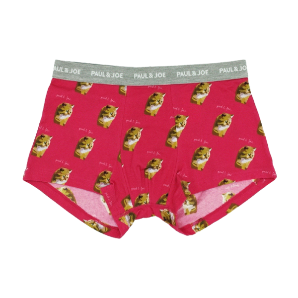 ピクセルタッチ柄（レッド）