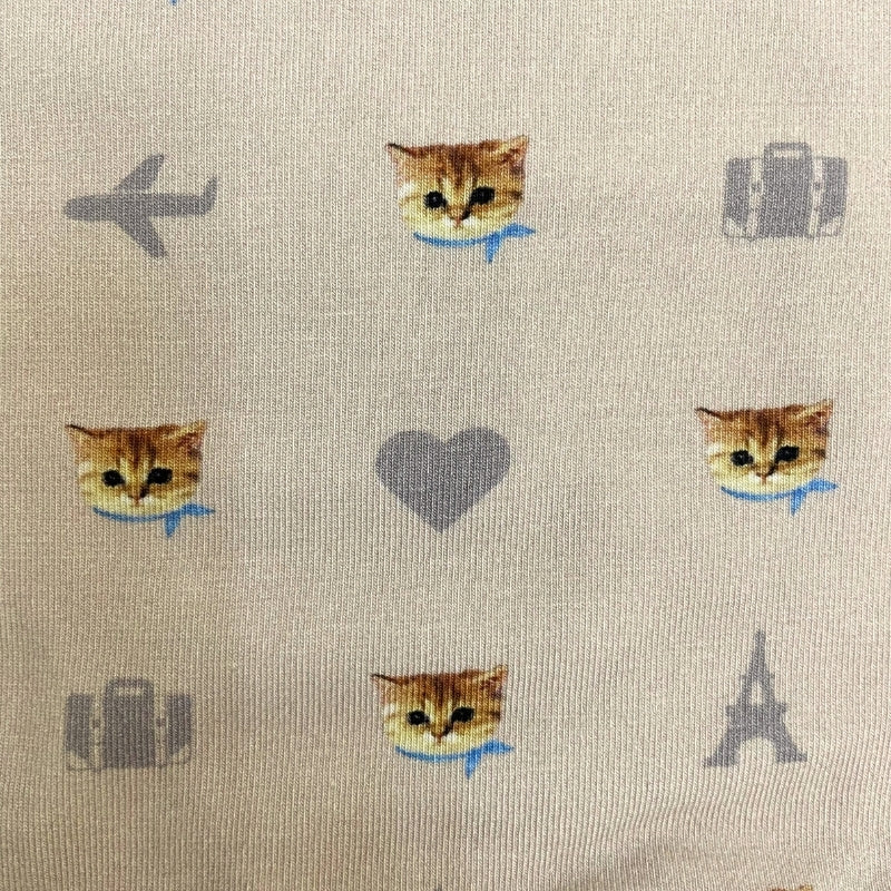 トラベルヌネット柄　前開きボクサーパンツ（ベージュ）