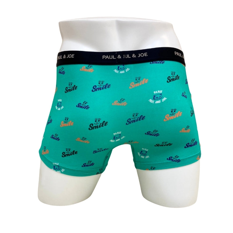 CUTEKITTY柄　前開きボクサーパンツ（グリーン）