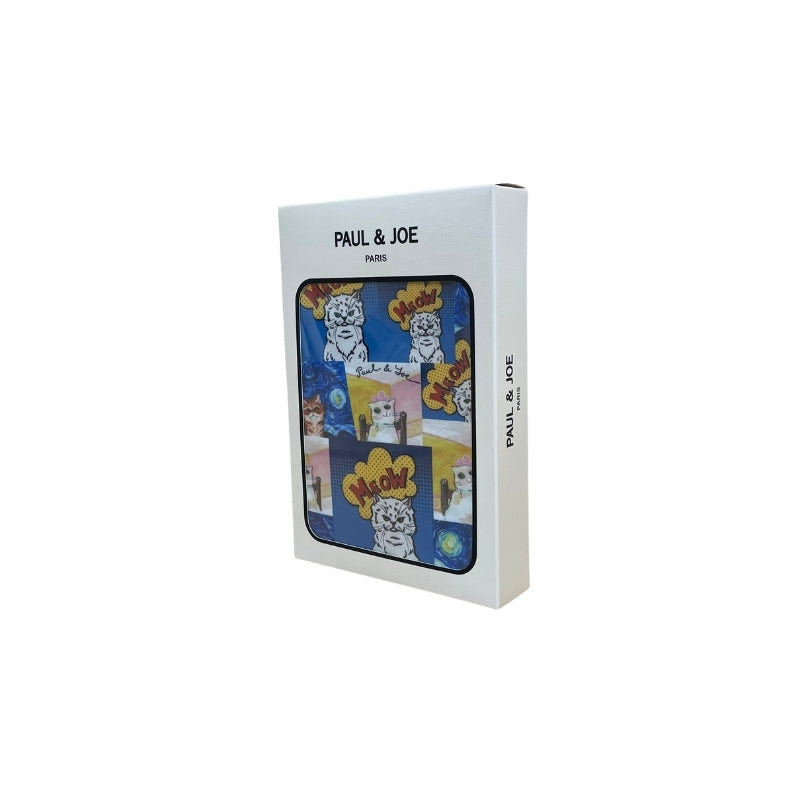 アート柄　前閉じボクサーパンツ（ブルー）