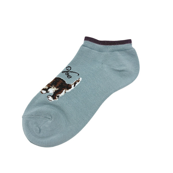 【レディース】子猫フロント柄レディースソックス