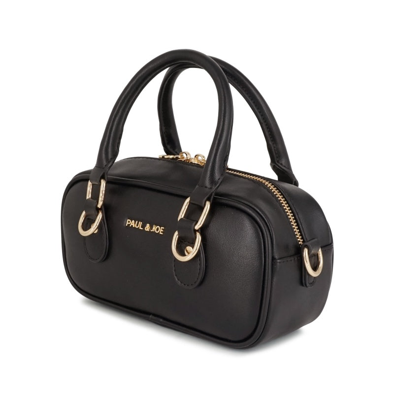 BAG WITH GIPSY&NOUNETTE CAHRM ミニボストンバッグ（ブラック）