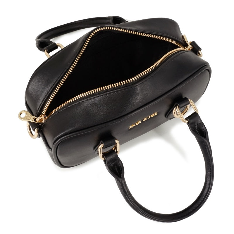 BAG WITH GIPSY&NOUNETTE CAHRM ミニボストンバッグ（ブラック）