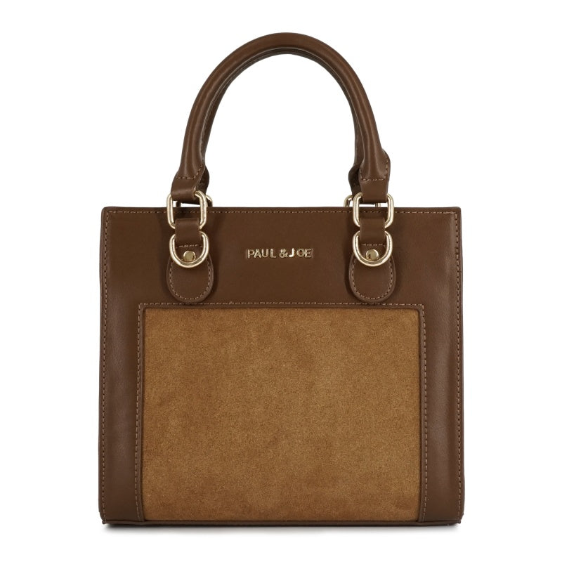 BAG WITH GIPSY&NOUNETTE CAHRM ハンドバッグ（ブラウン）