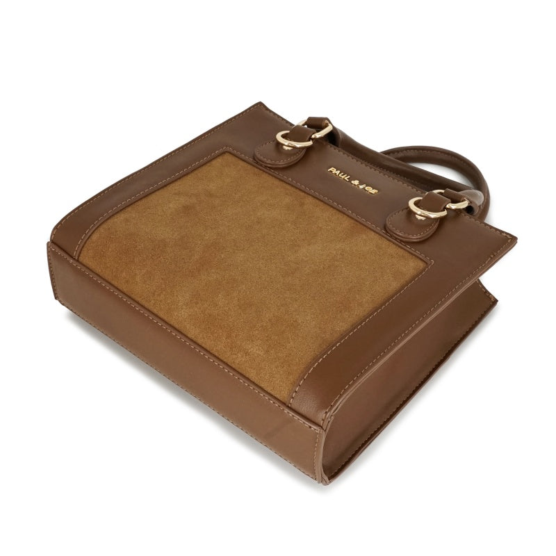 BAG WITH GIPSY&NOUNETTE CAHRM ハンドバッグ（ブラウン）