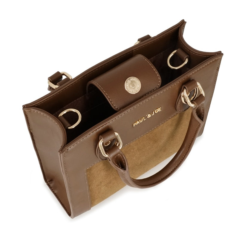 BAG WITH GIPSY&NOUNETTE CAHRM ハンドバッグ（ブラウン）