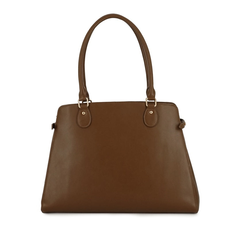 BAG WITH GIPSY&NOUNETTE CAHRM トートバッグ（ブラウン）